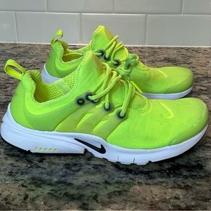 Nike Kids Sneakers - Neon Yellow and White